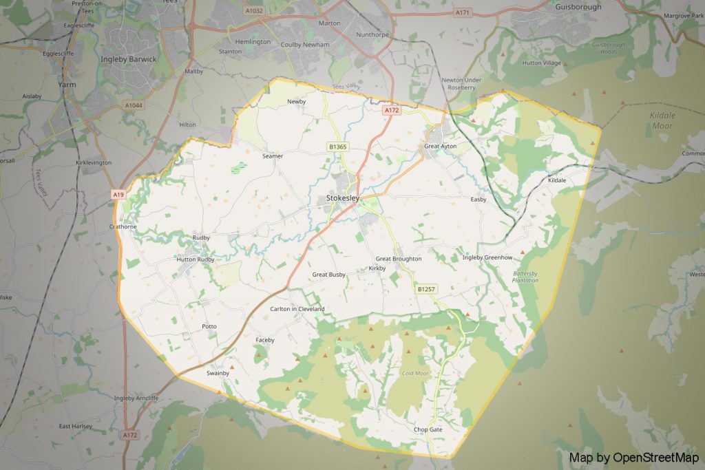 Map of which areas are served by the SCCA (small)